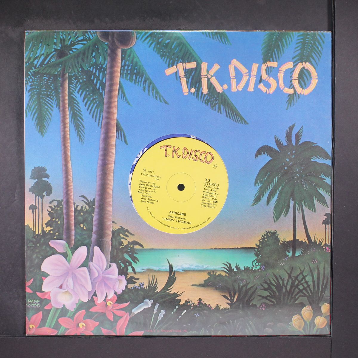 touch to touch / africano by TIMMY THOMAS