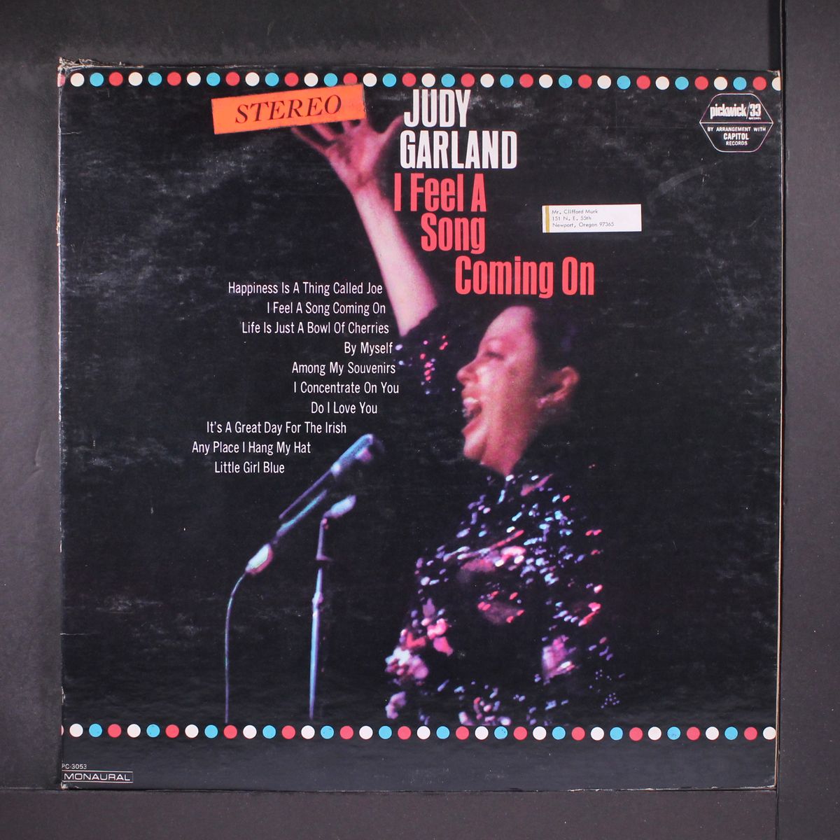 i feel a song coming on by JUDY GARLAND