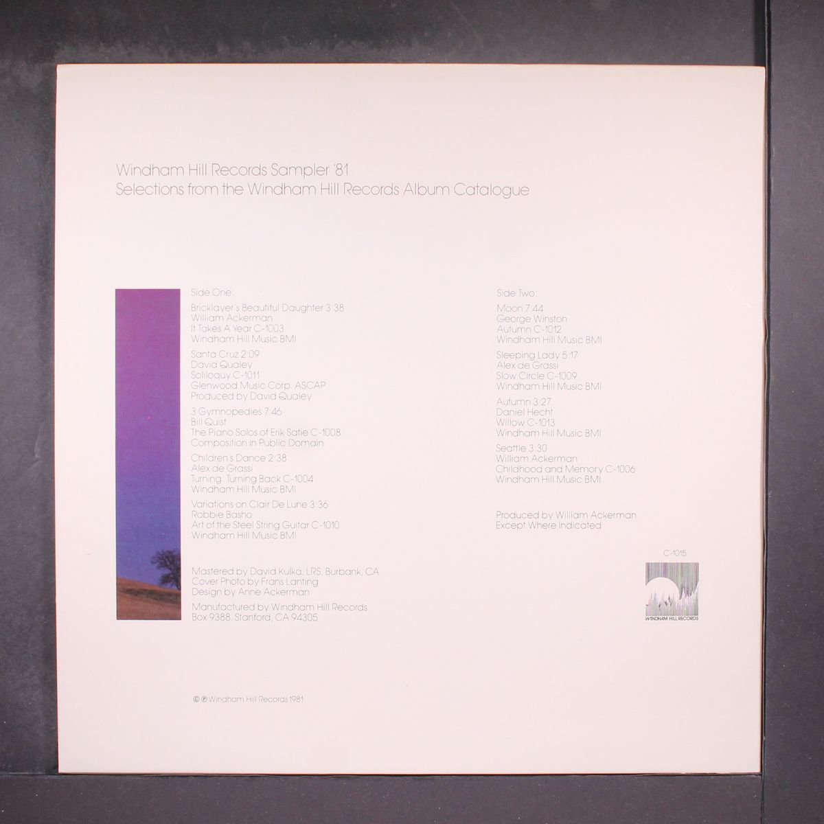 windham hill records sampler '81 by VARIOUS
