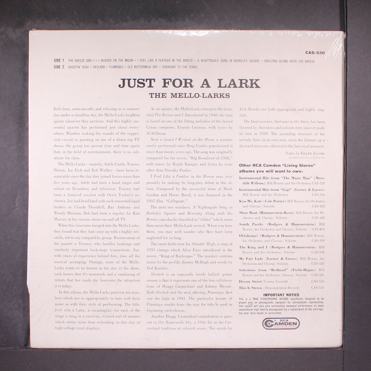 just for a lark by MELLO-LARKS