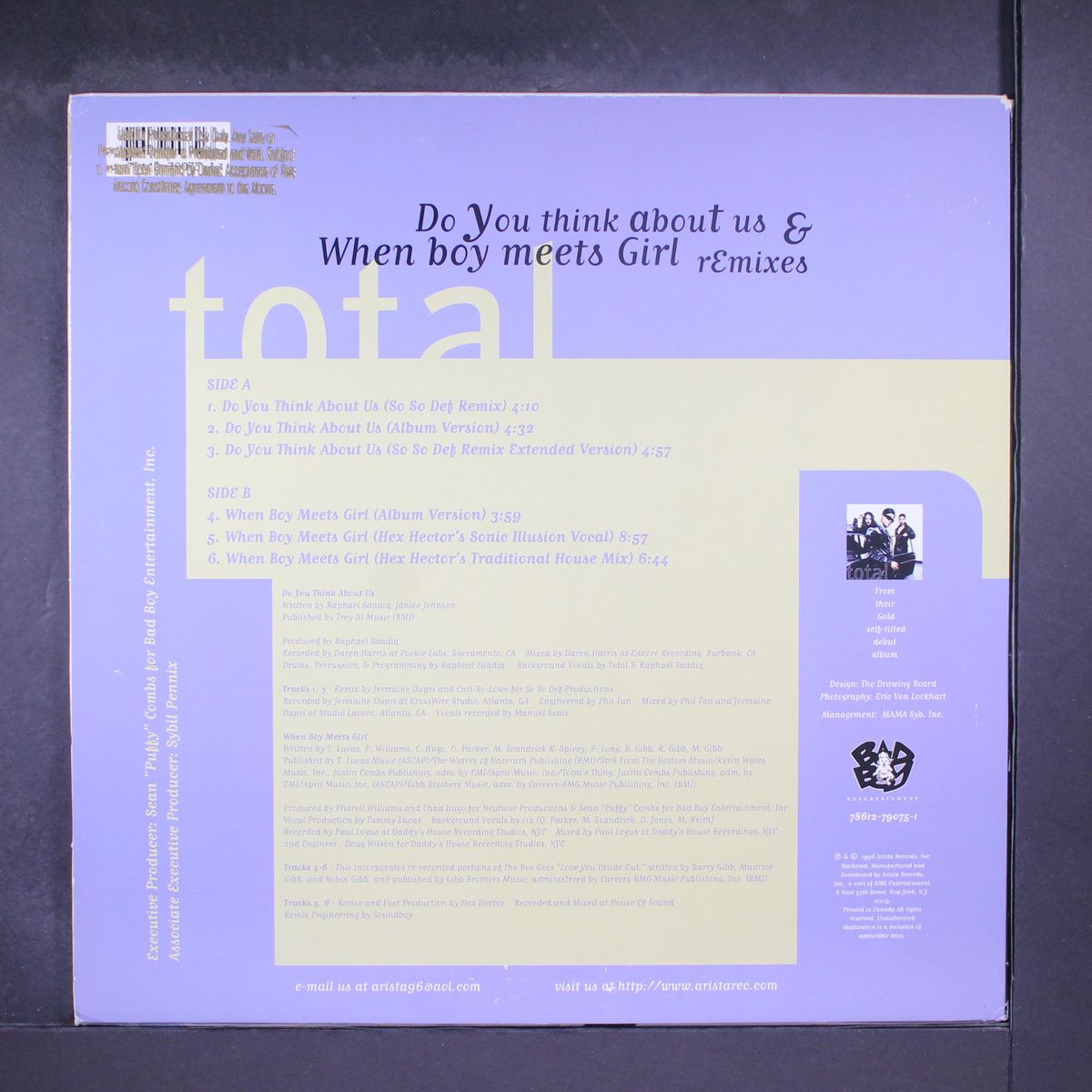do you think about us / when boy meets girl by TOTAL