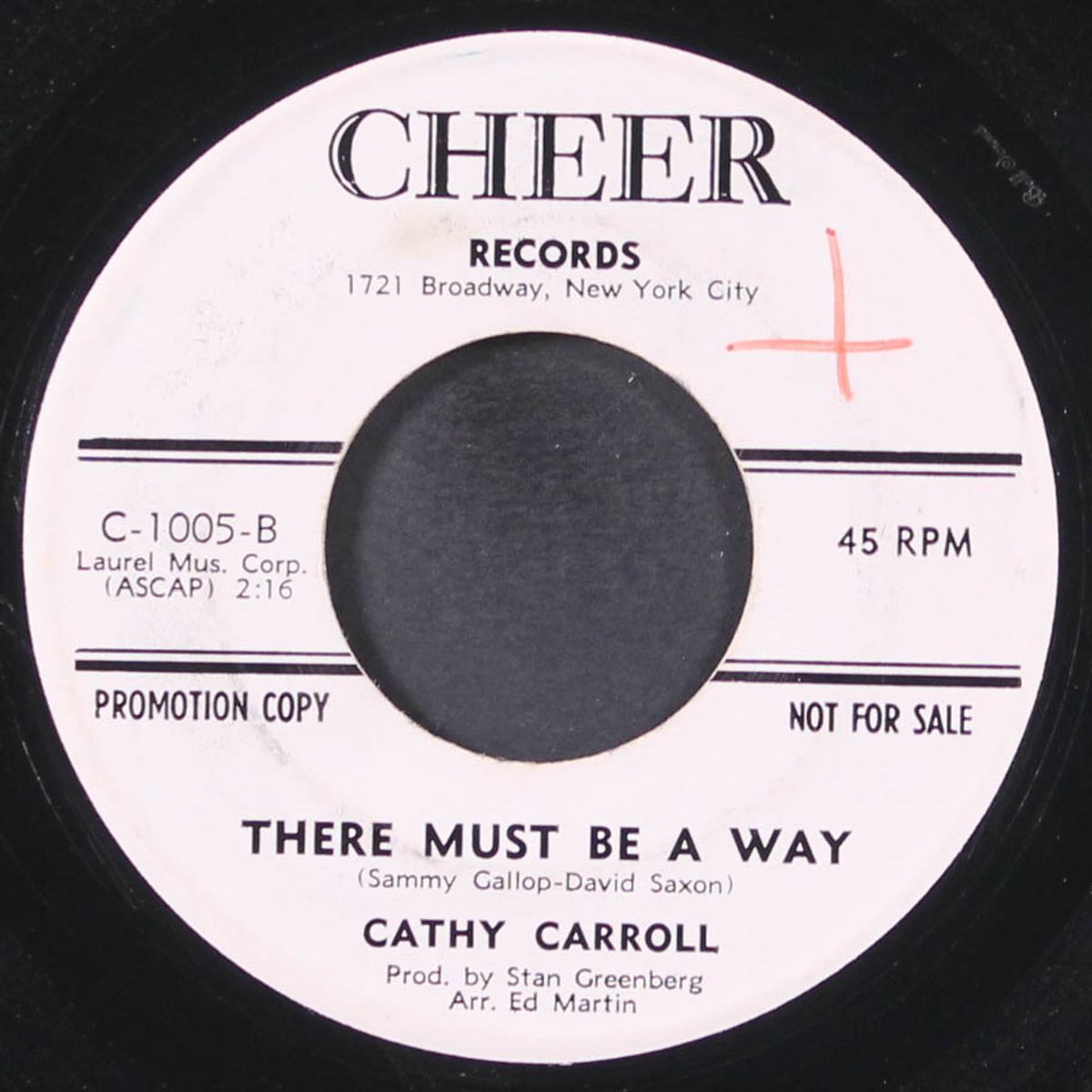 i'll be hurt / there must be a way by CATHY CARROLL