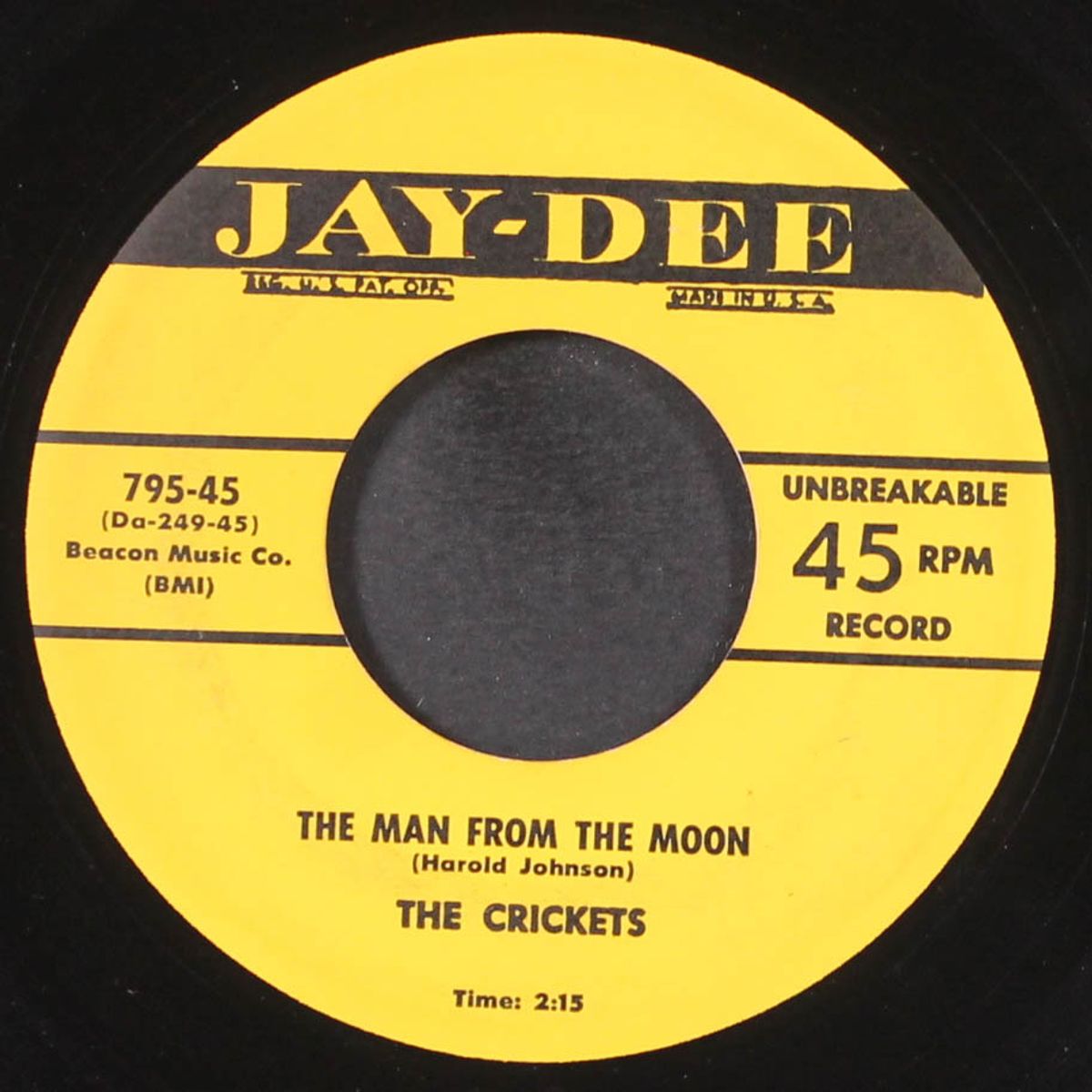 i'm going to live my life alone / the man from the moon by CRICKETS