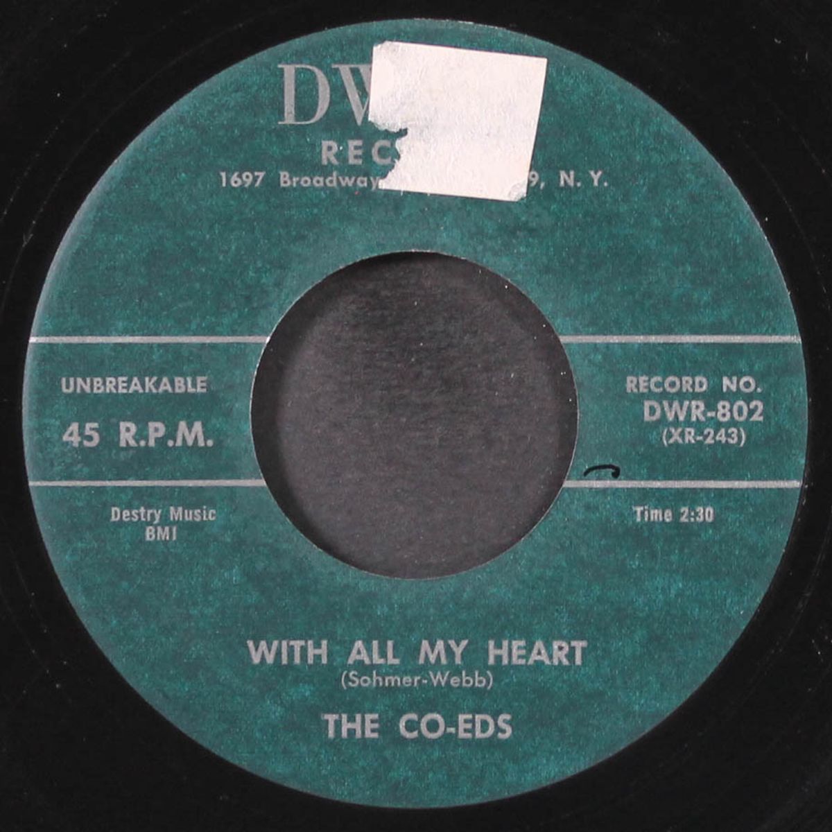 with all my heart / a man by CO-EDS