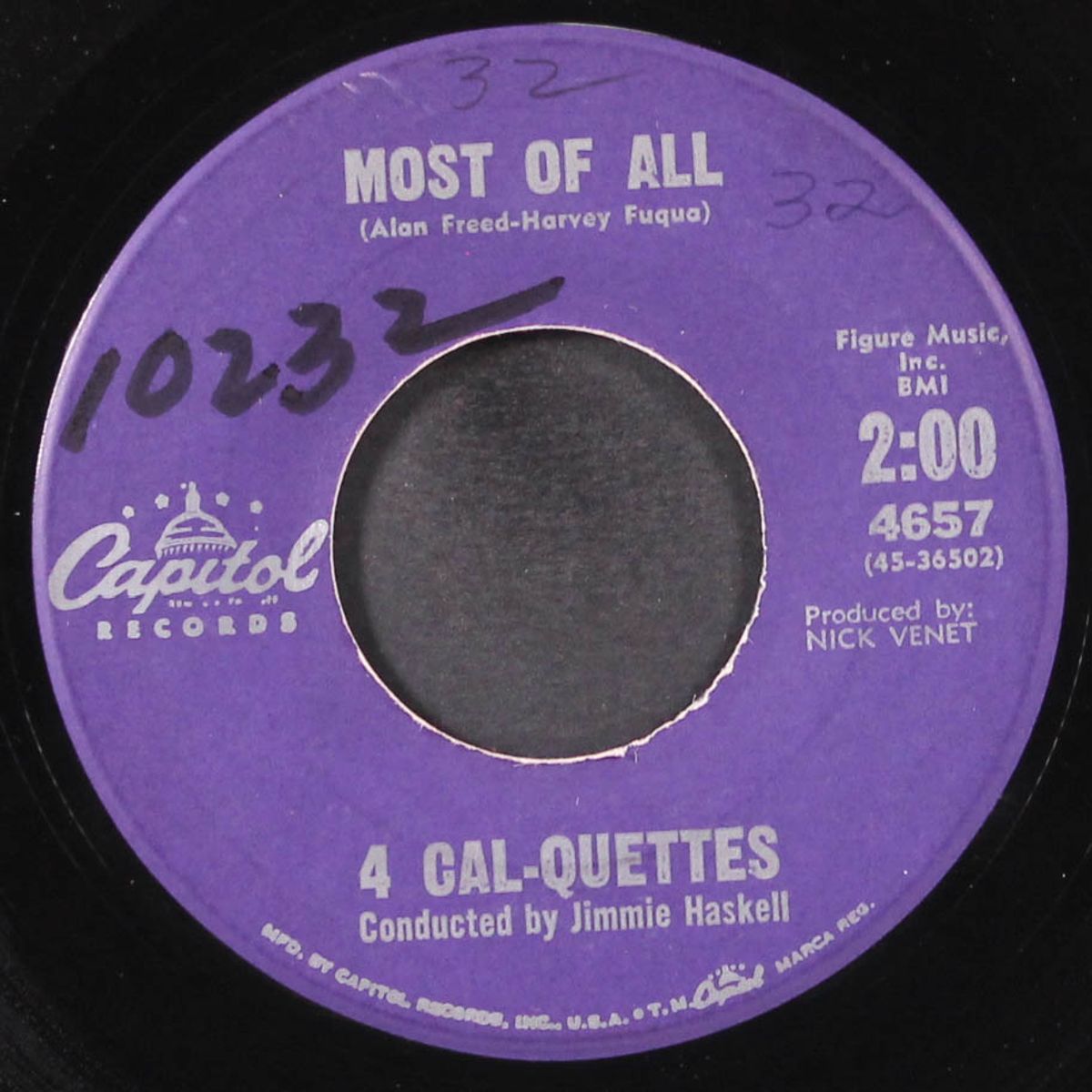 i'm gonna love him anyway / most of all by FOUR CAL-QUETTES