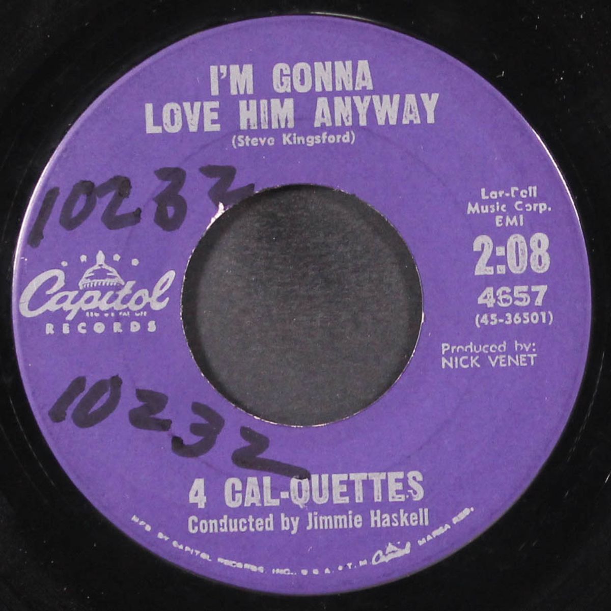 i'm gonna love him anyway / most of all by FOUR CAL-QUETTES