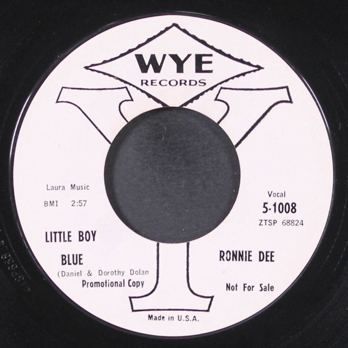 little boy blue / never leave the one you love by RONNIE DEE