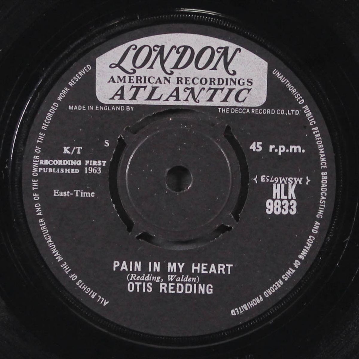 pain in my heart / something is worrying me by OTIS REDDING