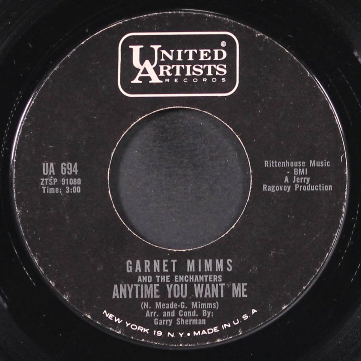 tell me baby / anytime you want me by GARNET MIMMS