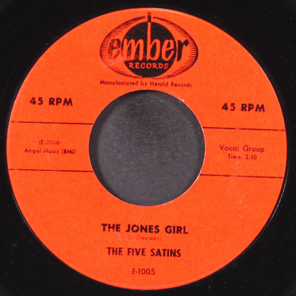 i'll remember / the jones girl by FIVE SATINS