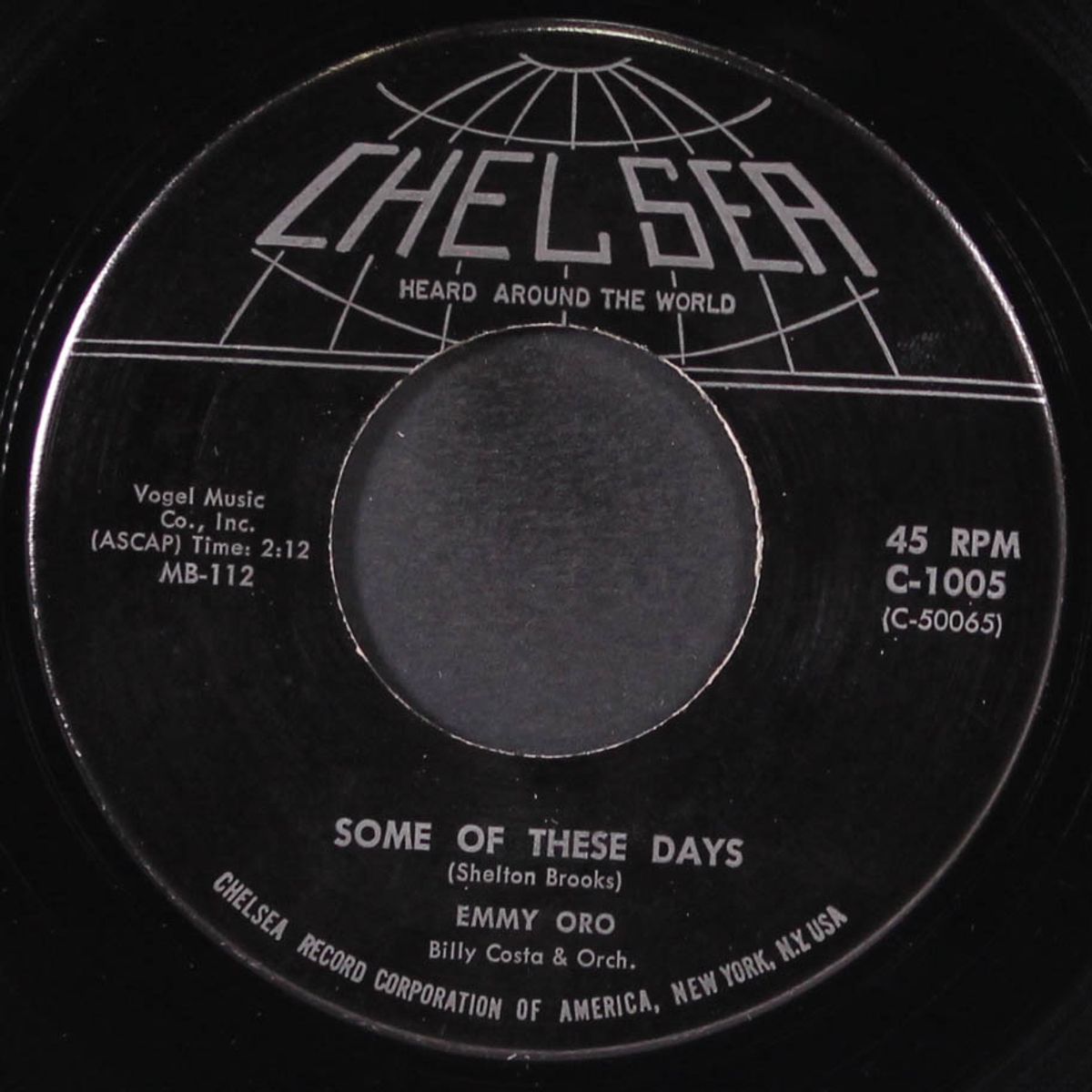 is it a sin / some of these days by EMMY ORO & GROUP