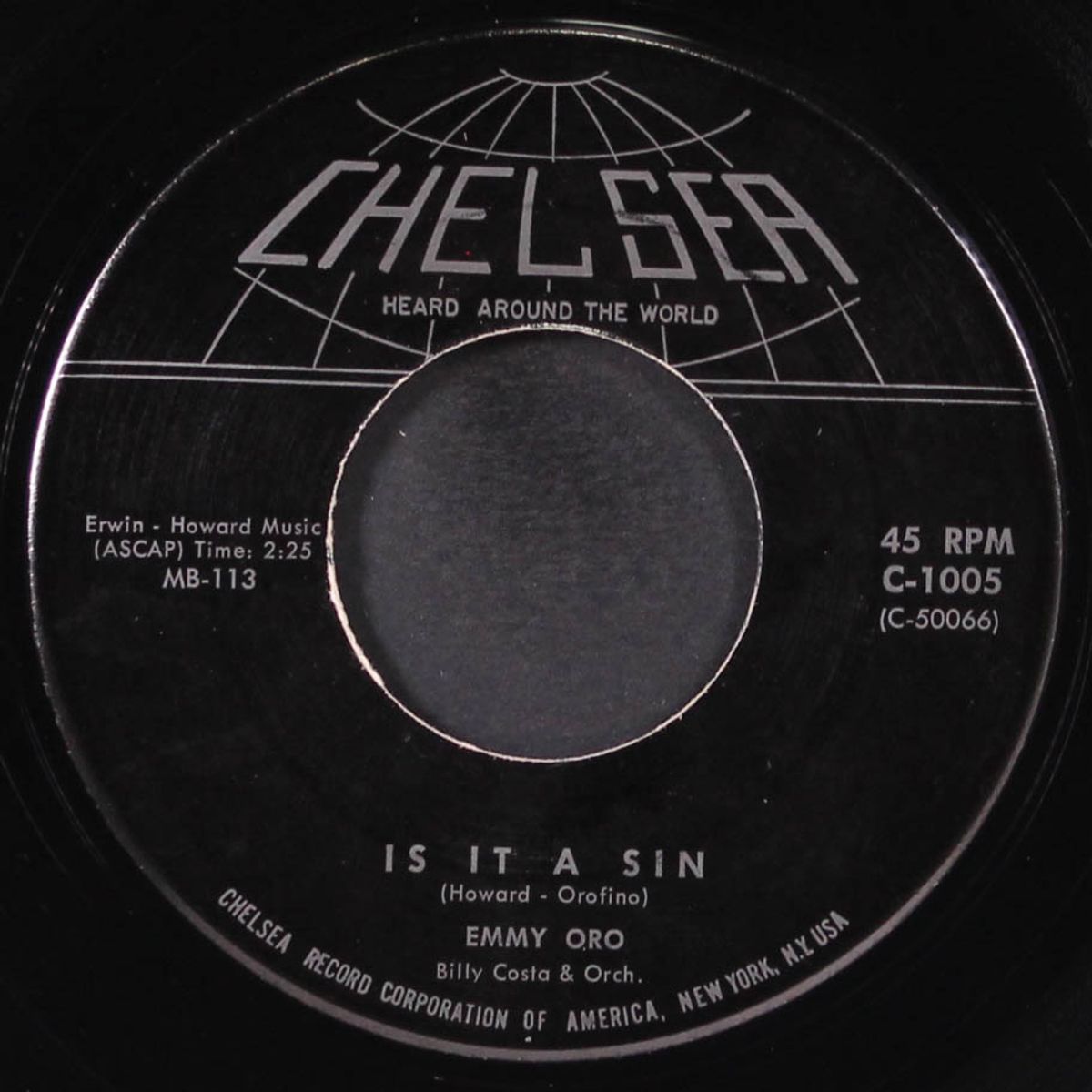 is it a sin / some of these days by EMMY ORO & GROUP