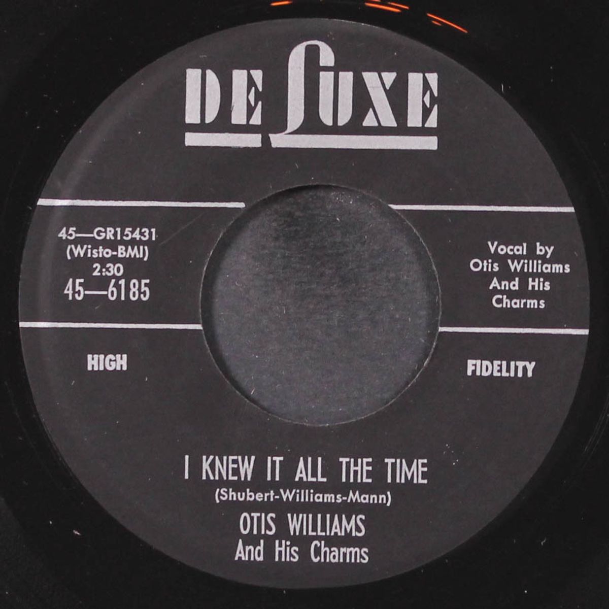 tears of happiness by OTIS WILLIAMS & CHARMS