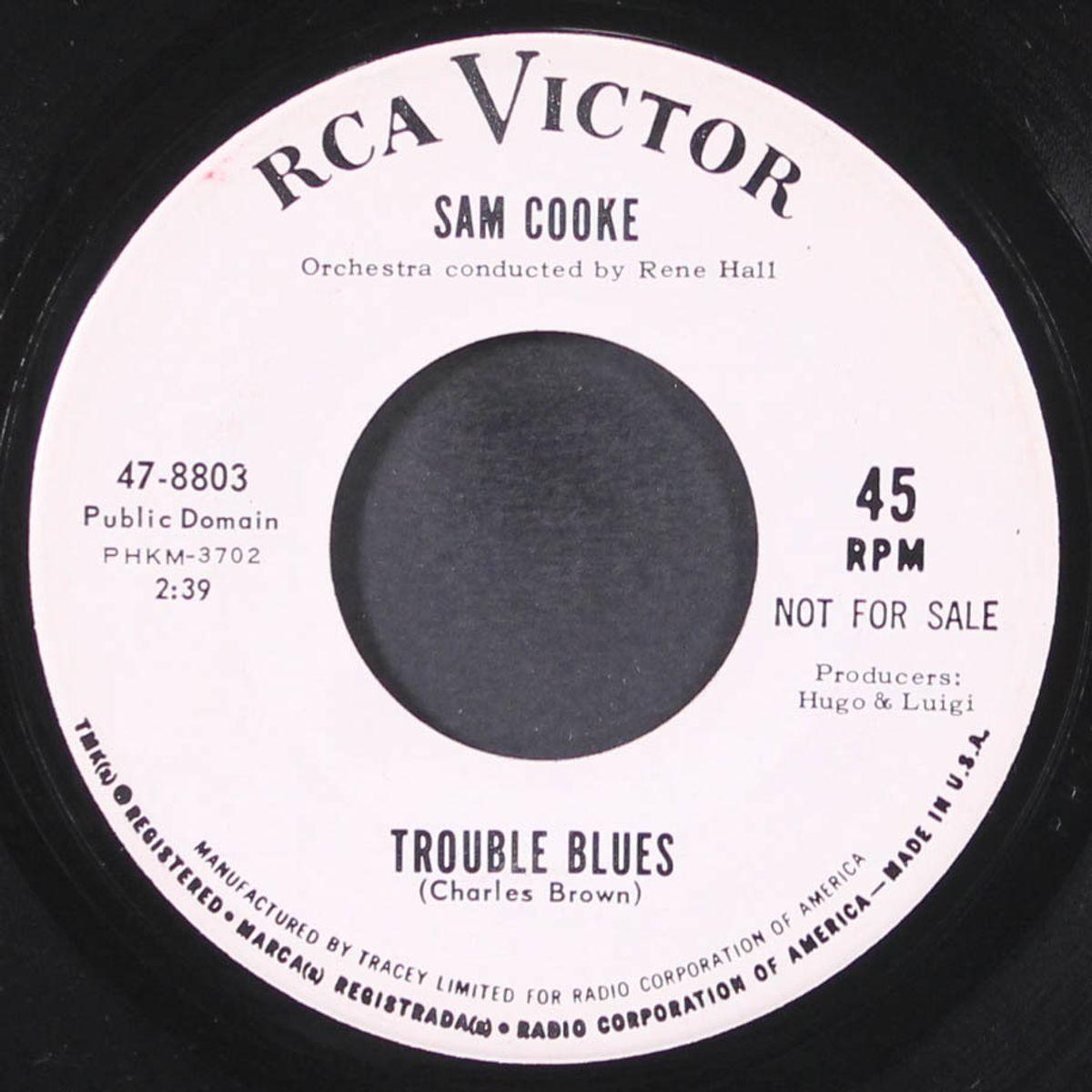 let's go steady again / trouble blues by SAM COOKE