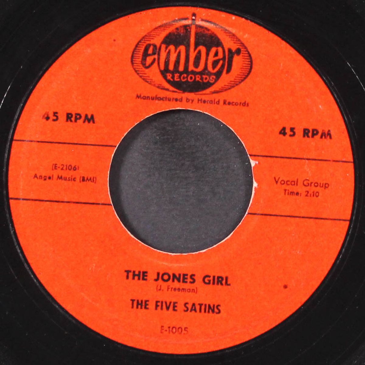 in the still of the nite / the jones girl by FIVE SATINS