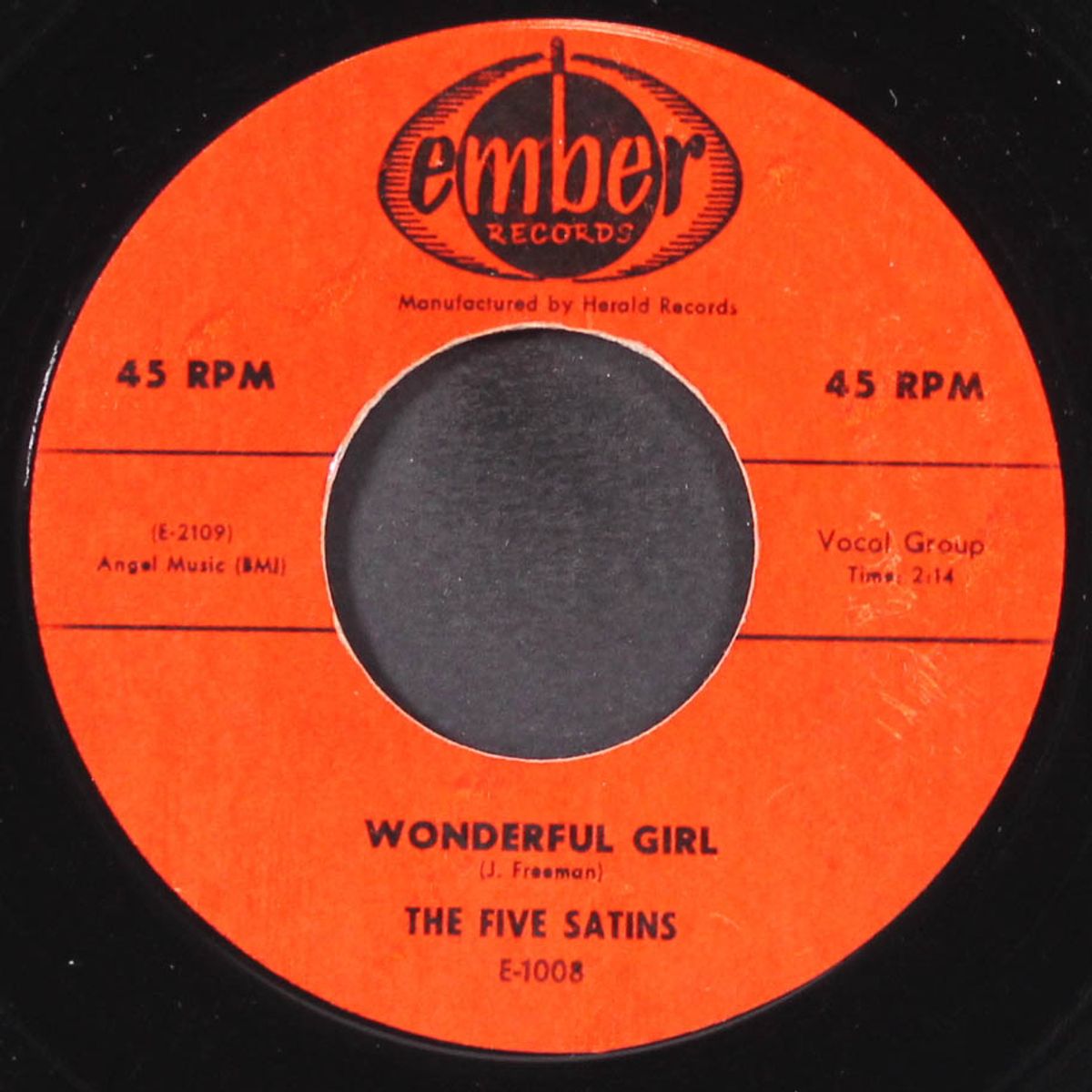 wonderful girl / weeping willow by FIVE SATINS