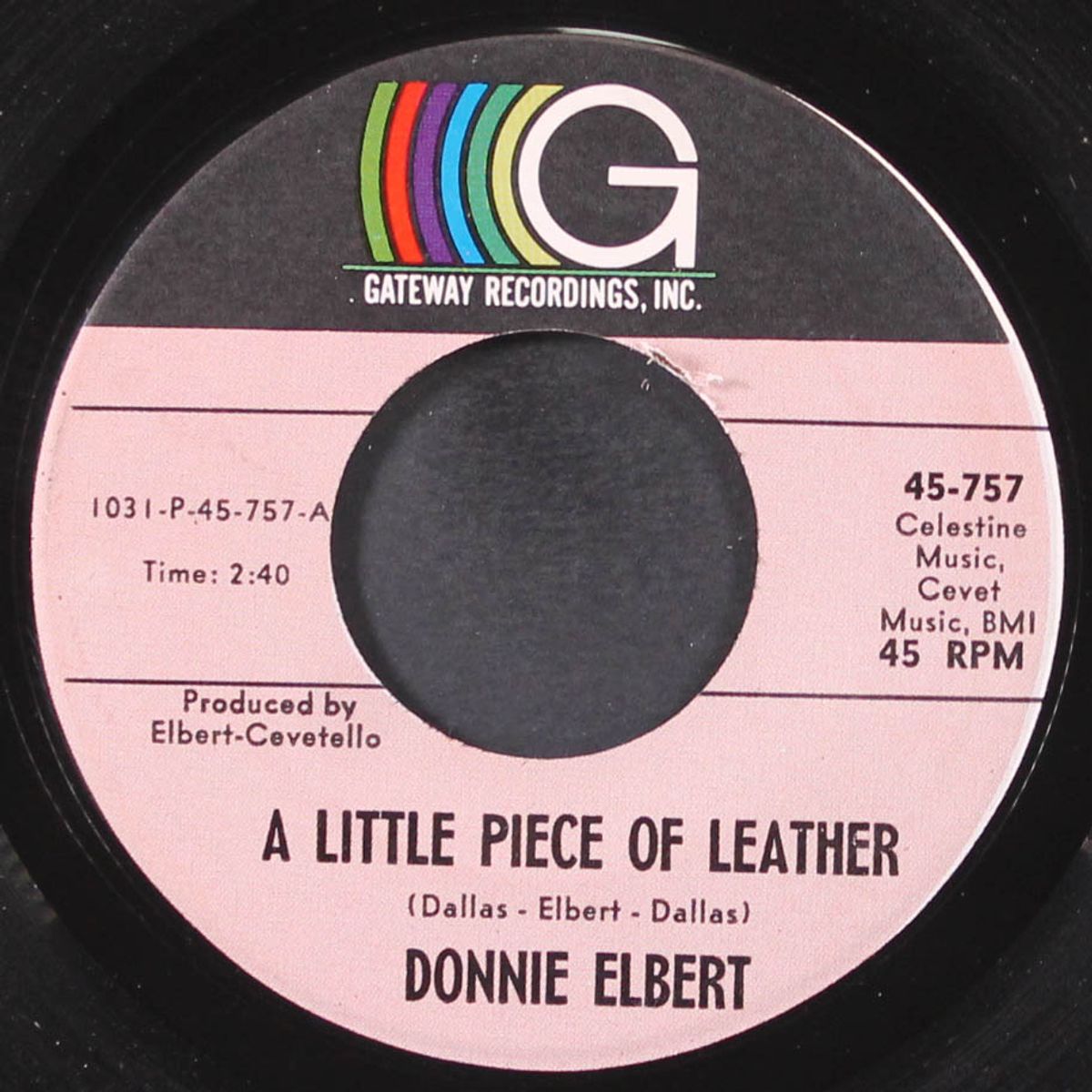 a little piece of leather / do what'cha wanna by DONNIE ELBERT