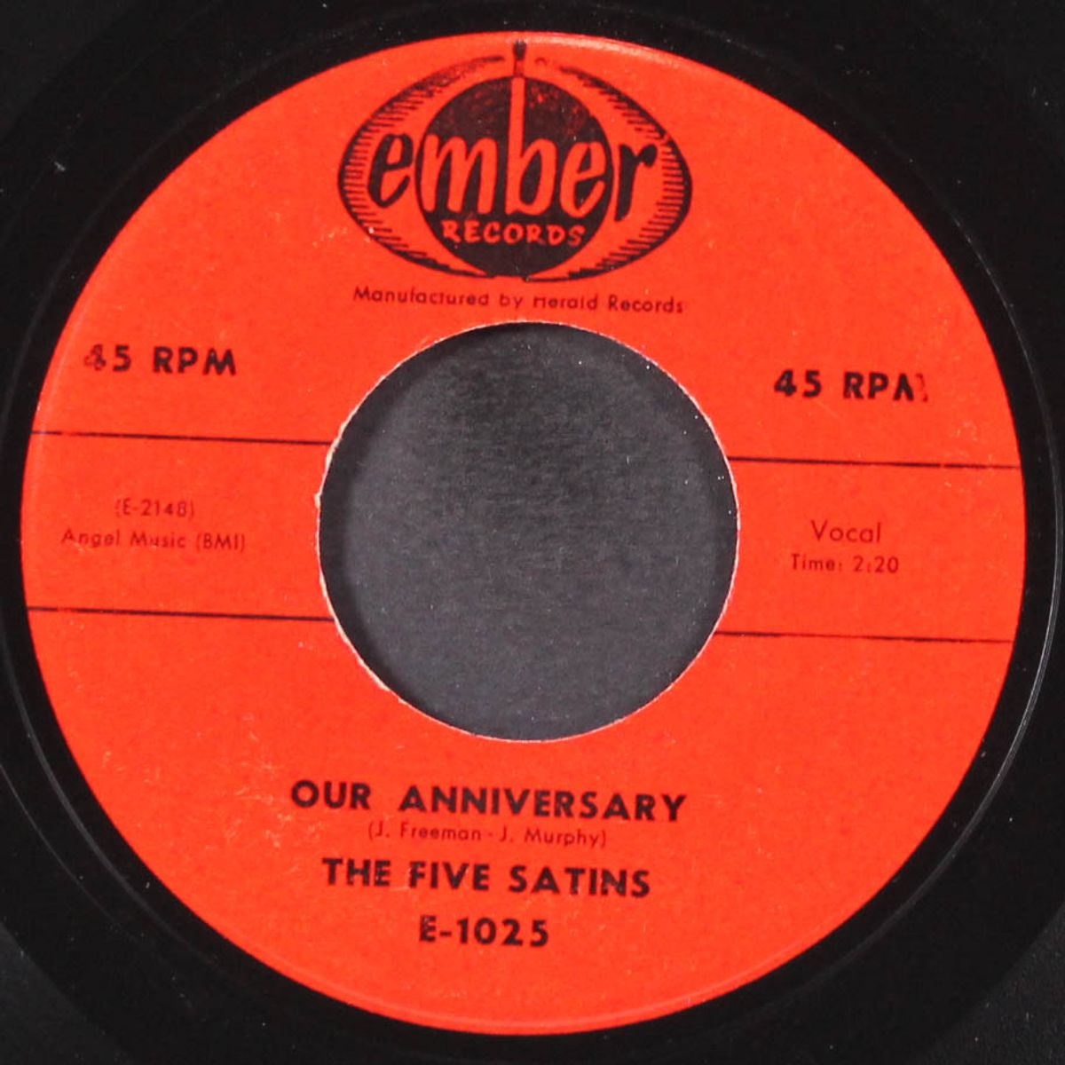 our anniversary / pretty baby by FIVE SATINS
