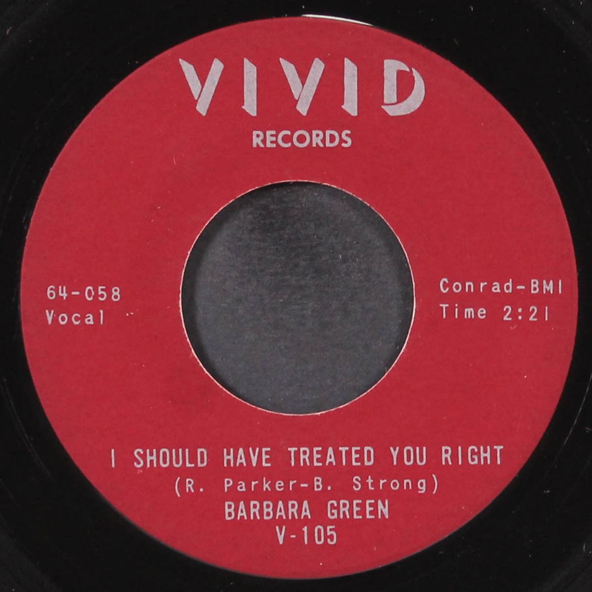 young boy / i should have treated you right by BARBARA GREEN