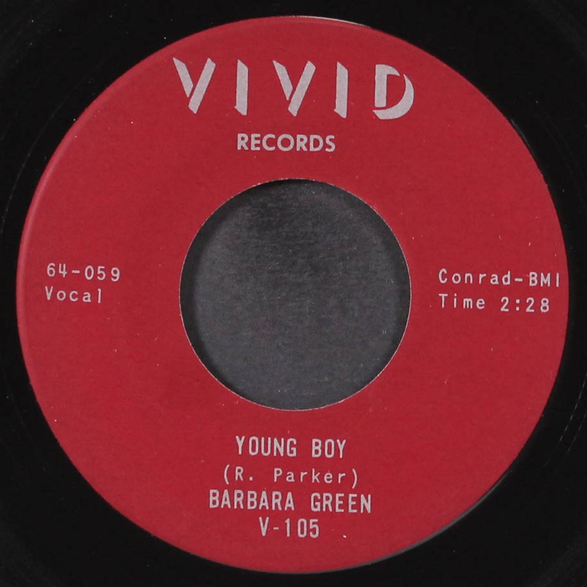 young boy / i should have treated you right by BARBARA GREEN