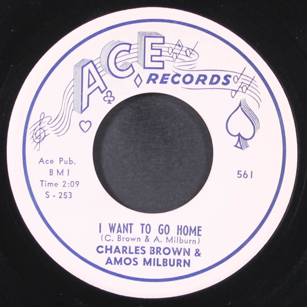 educated fool / i want to go home by CHARLES BROWN & AMOS MILBURN