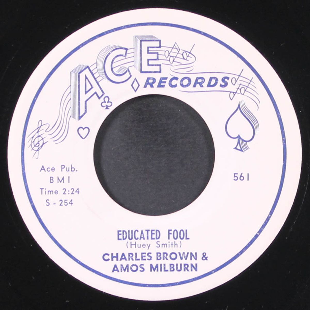 educated fool / i want to go home by CHARLES BROWN & AMOS MILBURN