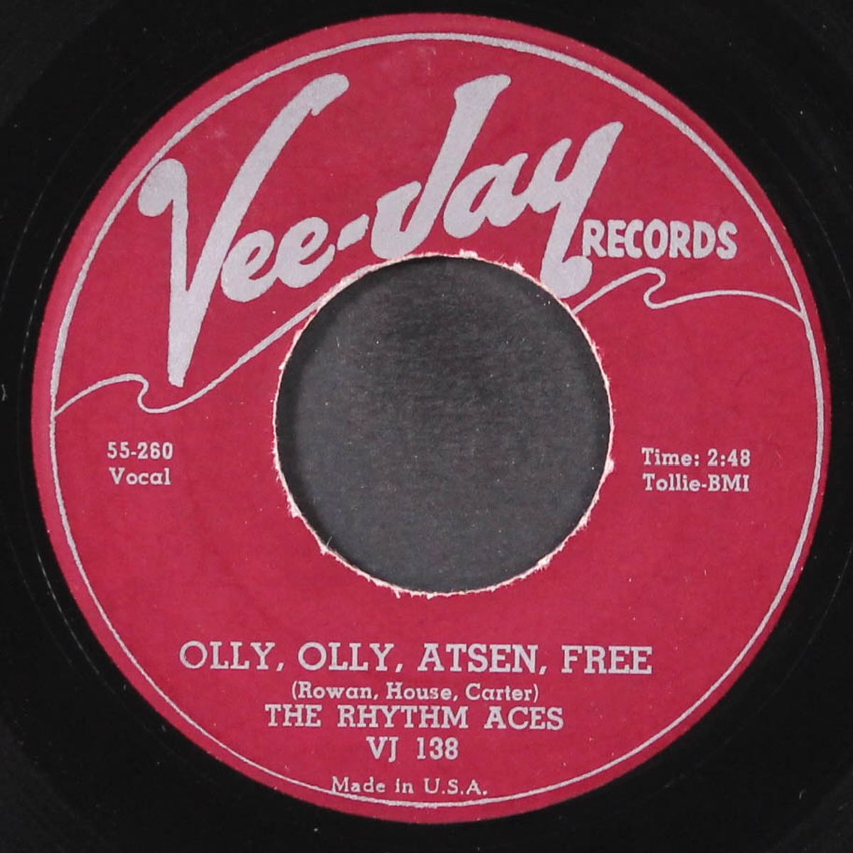 whisper to me / olly, olly, atsen, free by RHYTHM ACES