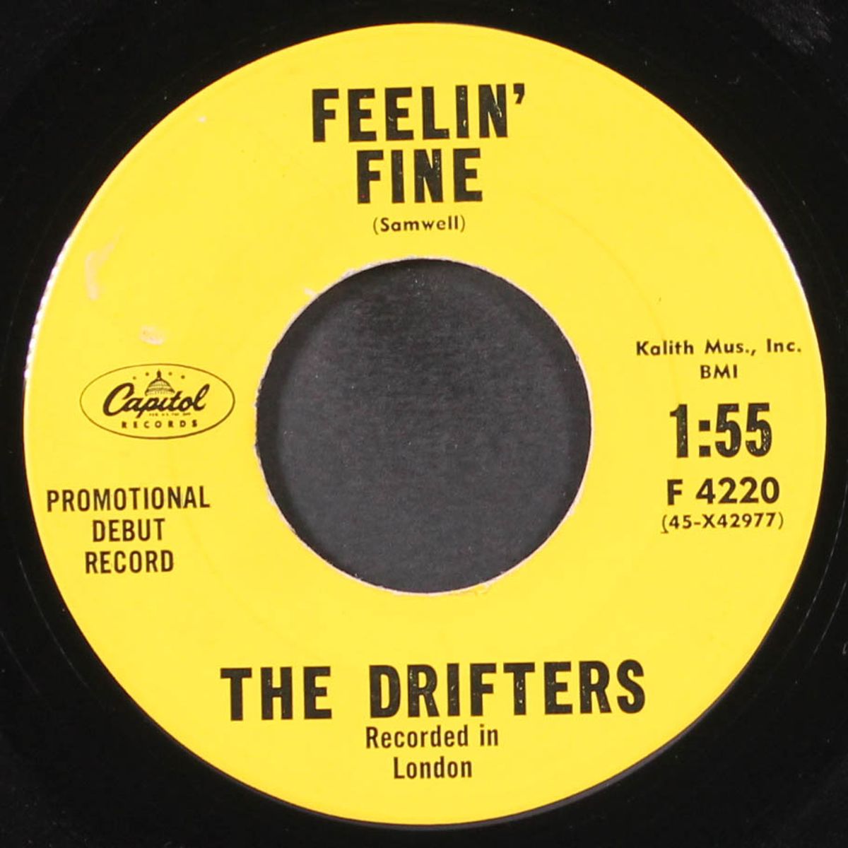 feelin' fine / don't be a fool (with love) by DRIFTERS