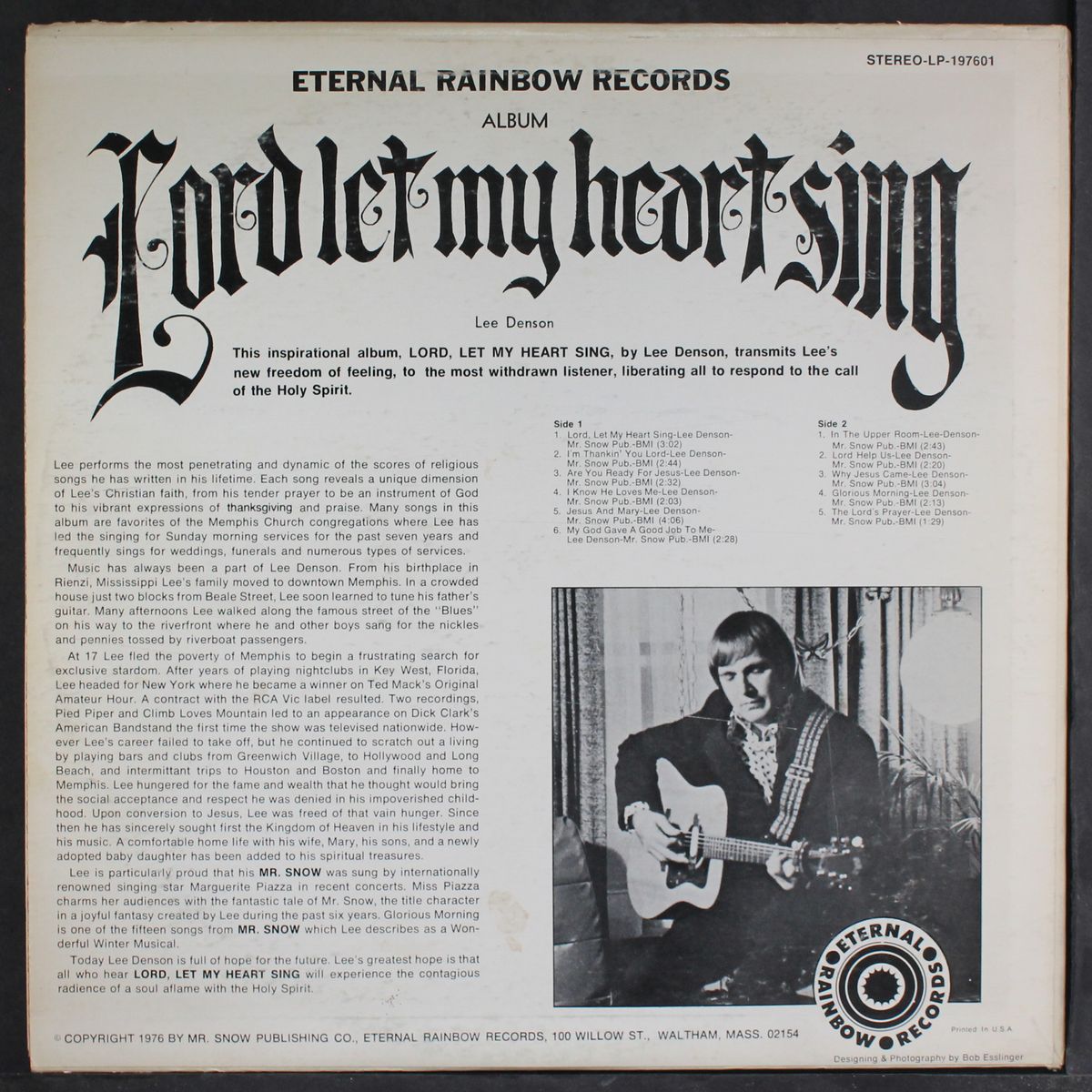 lord let my heart sing by LEE DENSON