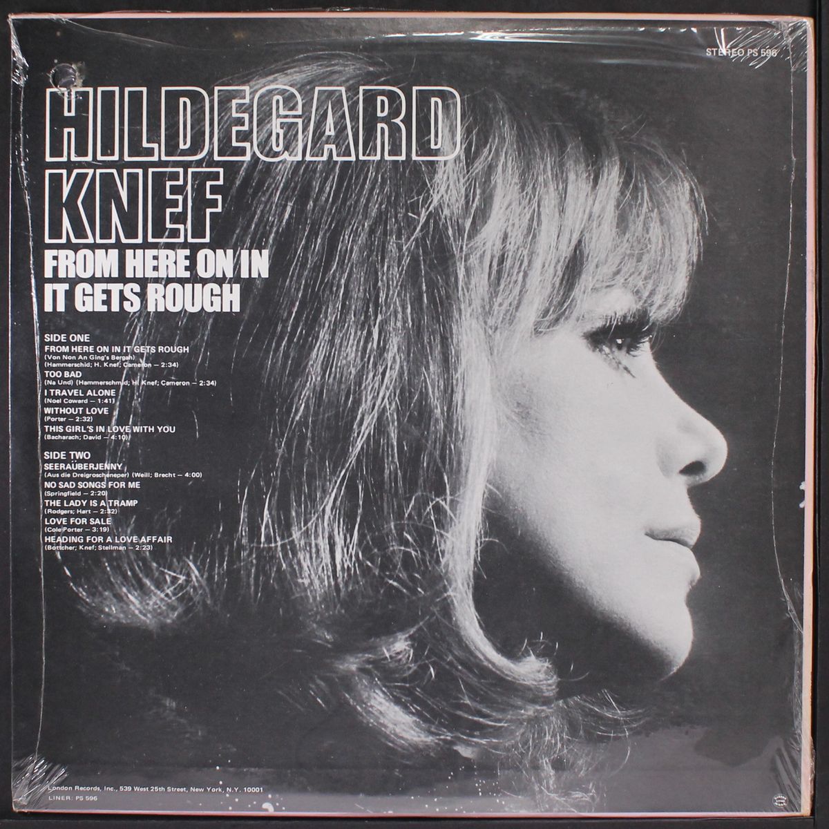 from here on in it gets rough by HILDEGARD KNEF