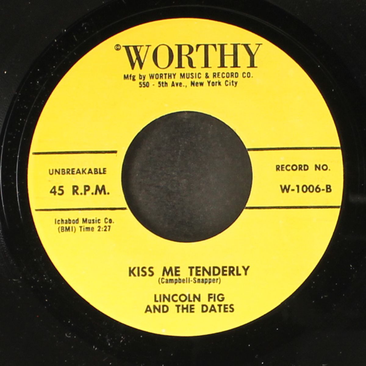 way up / kiss me tenderly by LINCOLN FIG & DATES