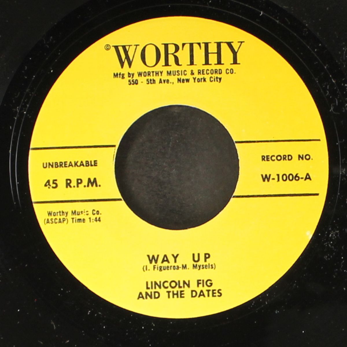 way up / kiss me tenderly by LINCOLN FIG & DATES
