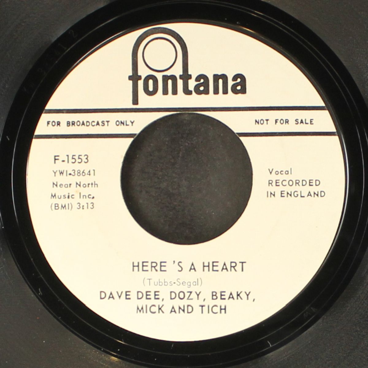 hideaway / here's a heart by DAVE DEE, DOZY, BEAKY, MICK & TICH