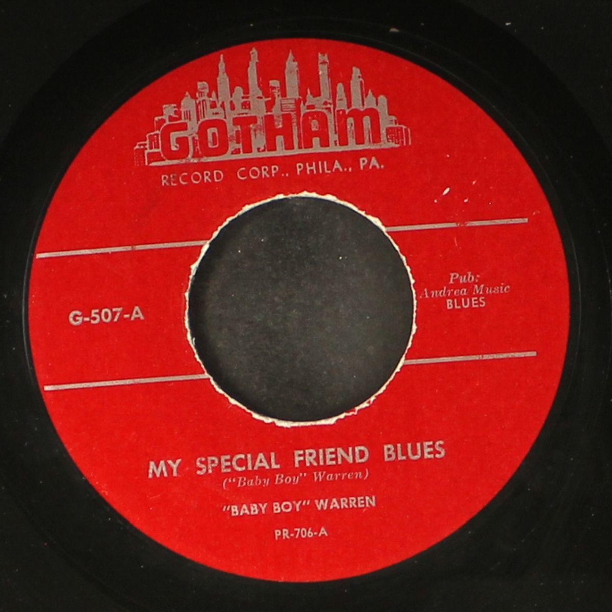 nervy woman blues / my special friend blues by BABY BOY WARREN