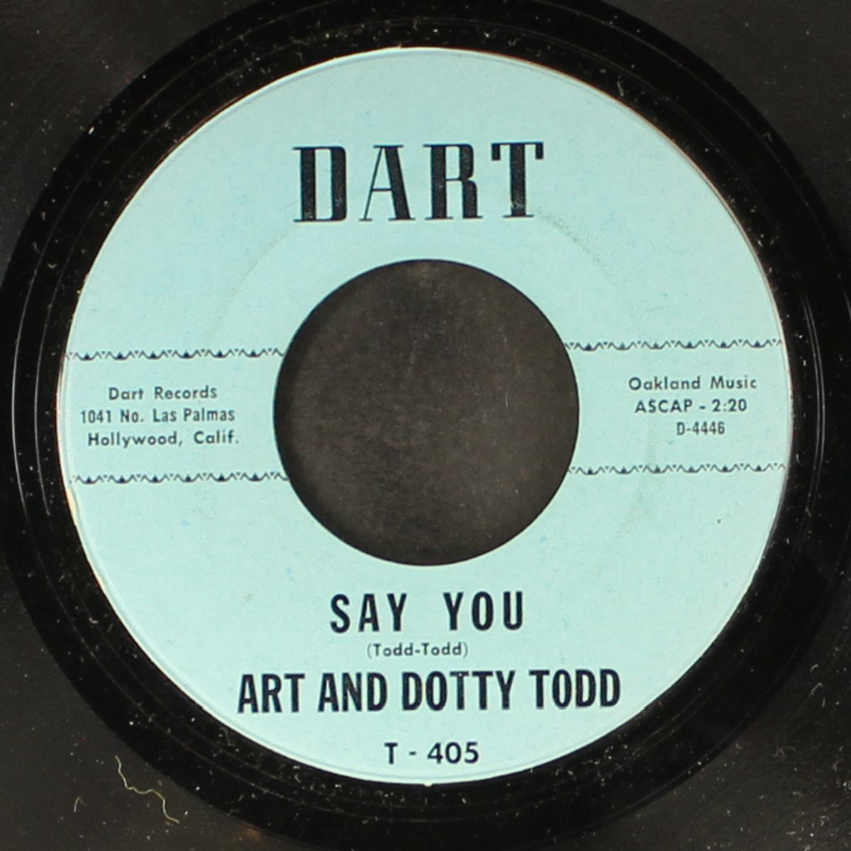 chop chop / say you by ART & DOTTY TODD