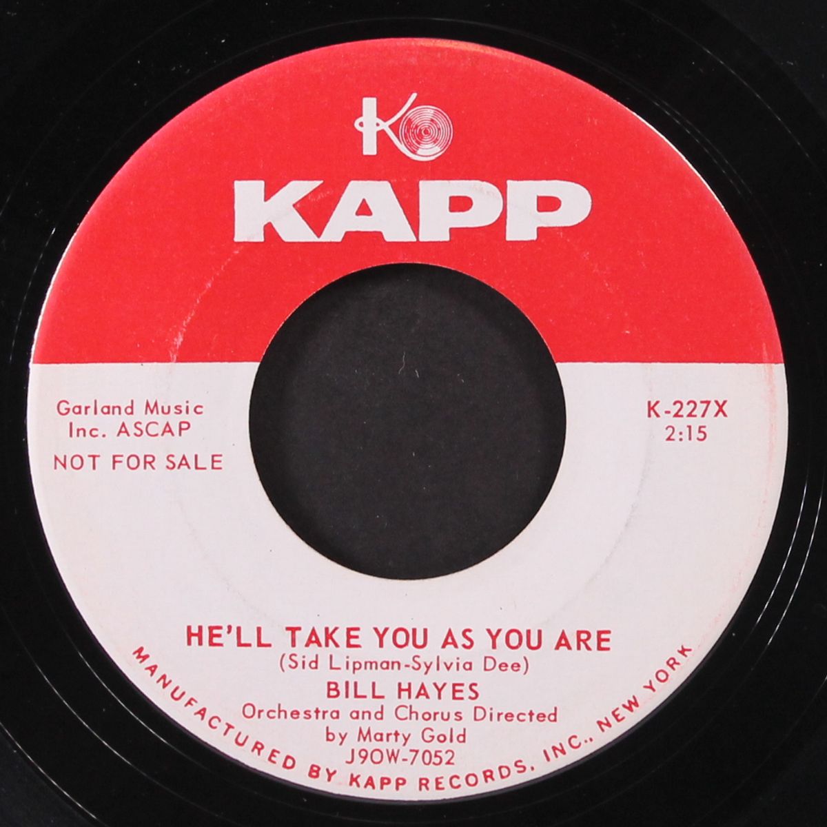 a summer love / he'll take you as you are by BILL HAYES