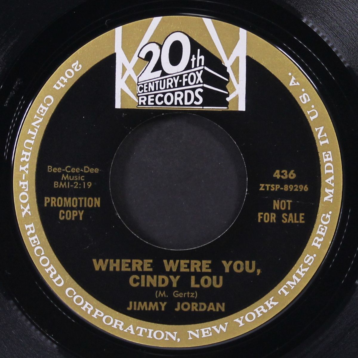 where were you, cindy lou / the same kind of girl by JIMMY JORDAN
