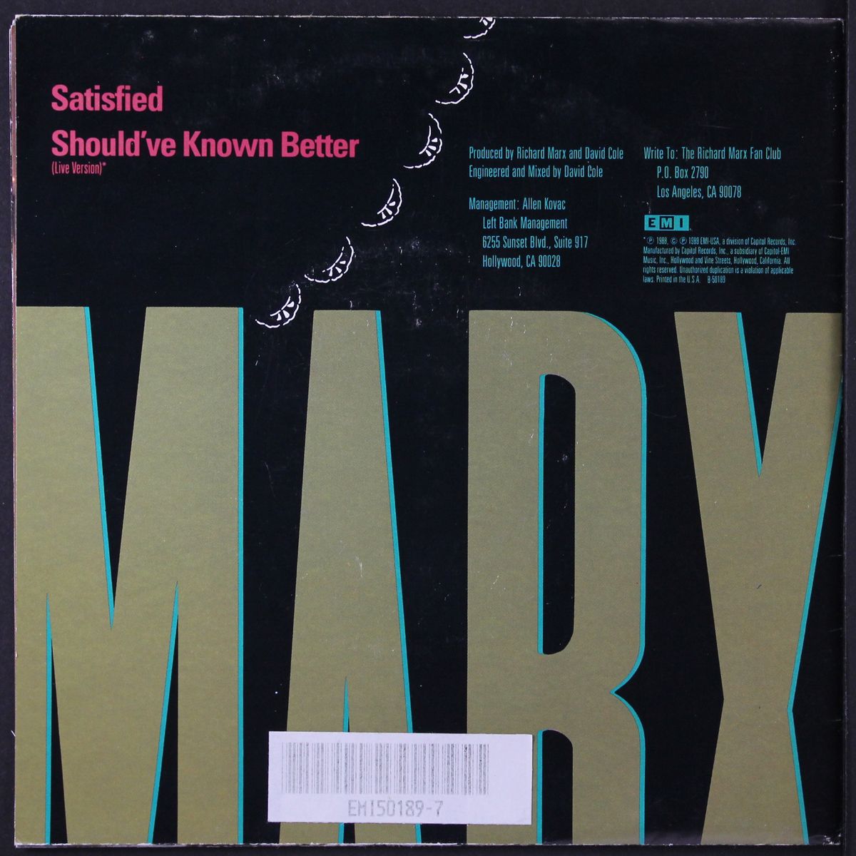 satisfied by RICHARD MARX