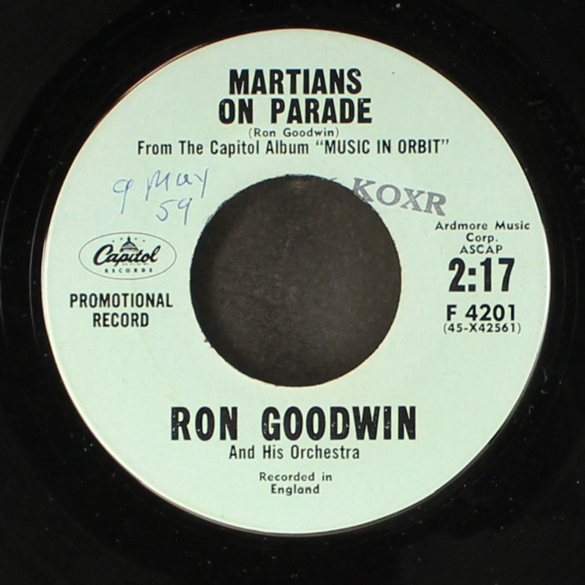 martians on parade / the venus waltz by RON GOODWIN
