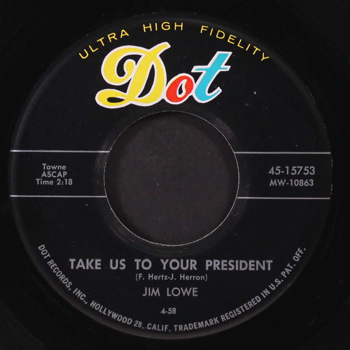 take us to your president by JIM LOWE