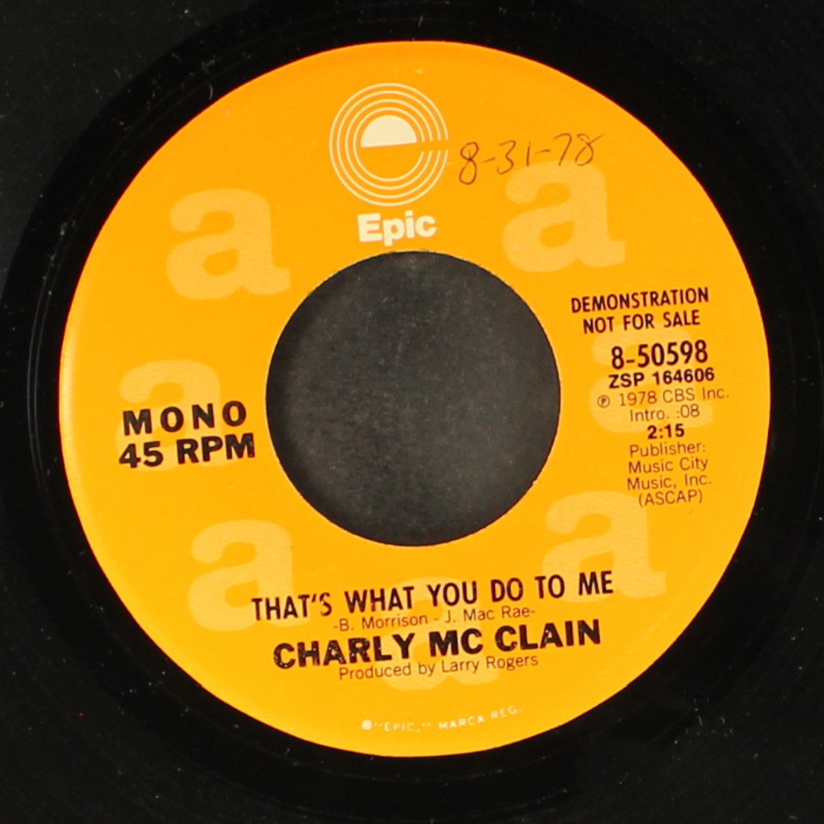 that's what you do to me / mono by CHARLY MCCLAIN