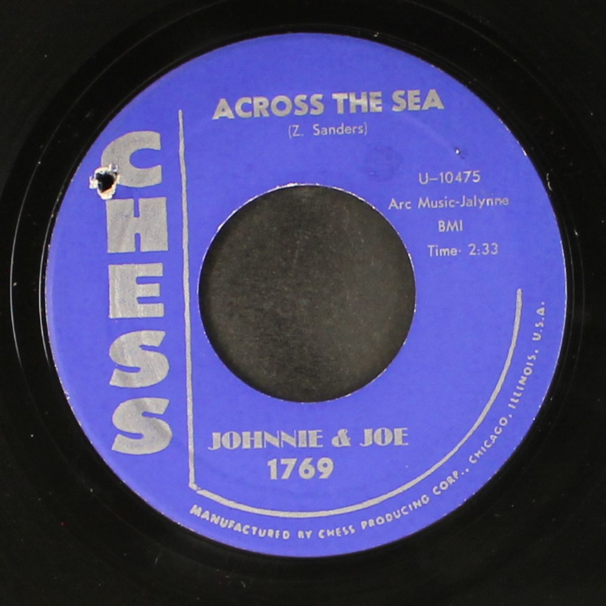 across the sea / you said it and don't forget it by JOHNNIE & JOE