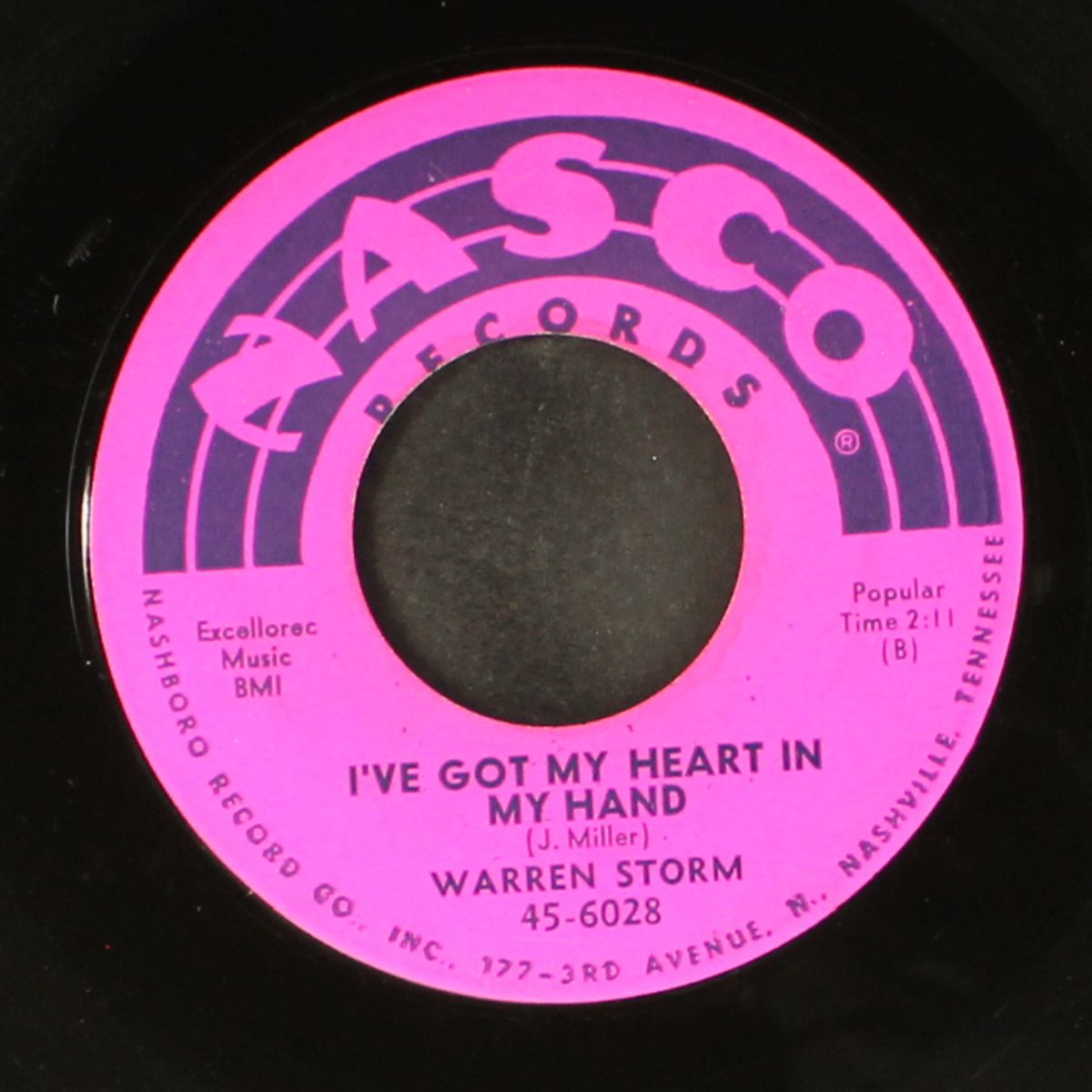 so long so long / i've got my heart in my hand by WARREN STORM