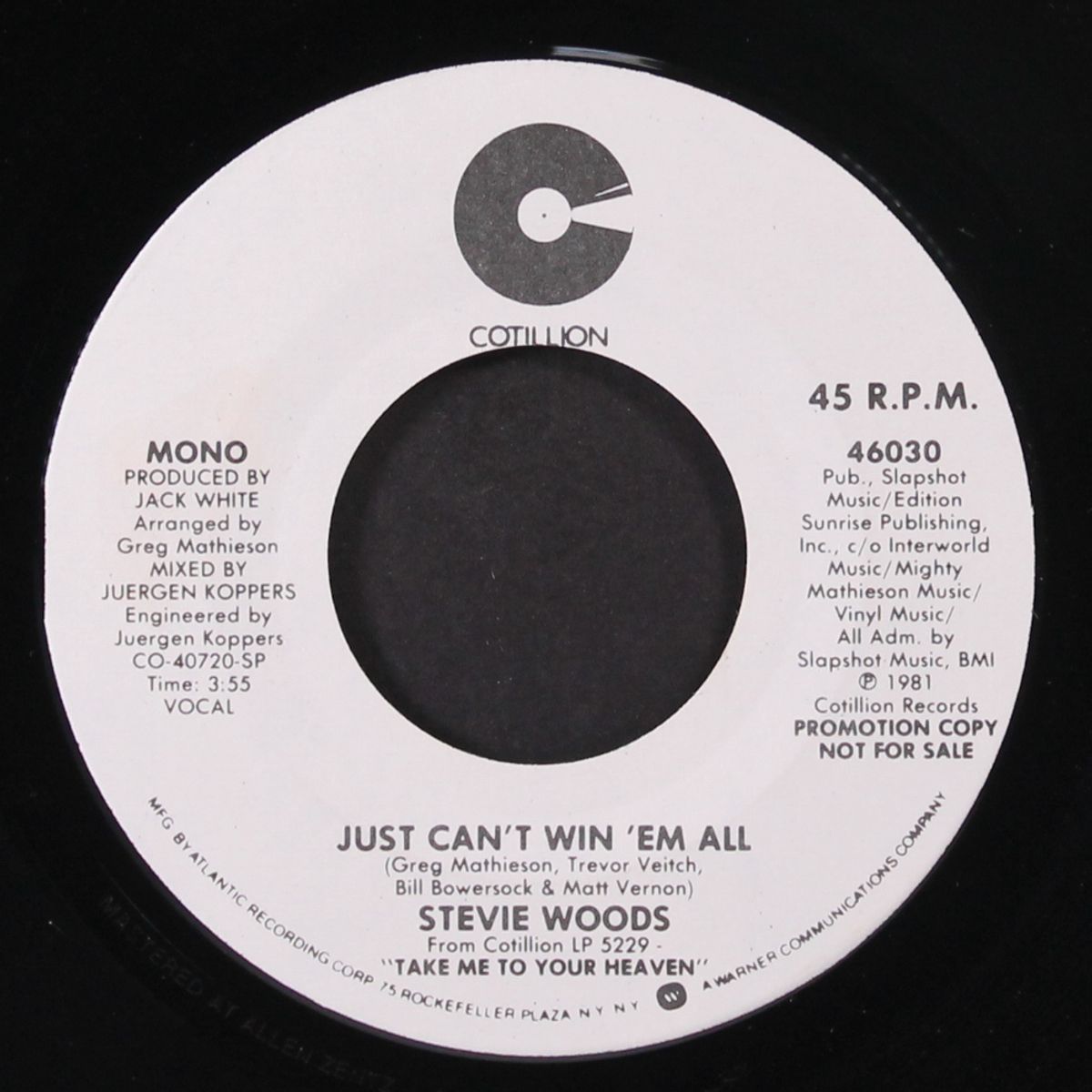 just can't win 'em all / mono by STEVIE WOODS