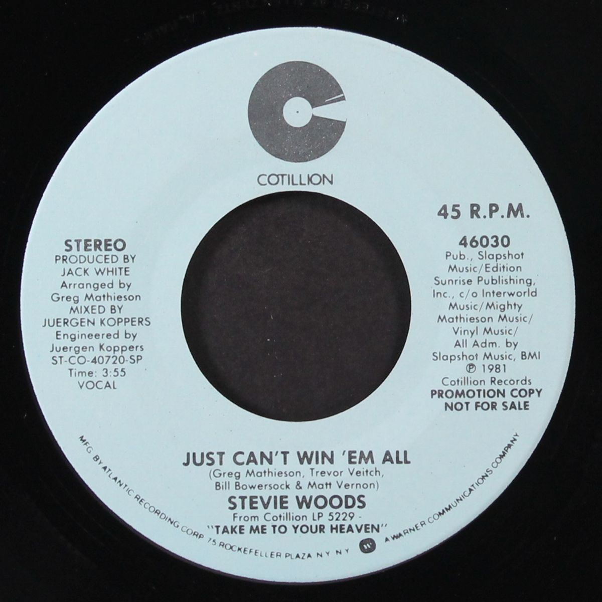 just can't win 'em all / mono by STEVIE WOODS