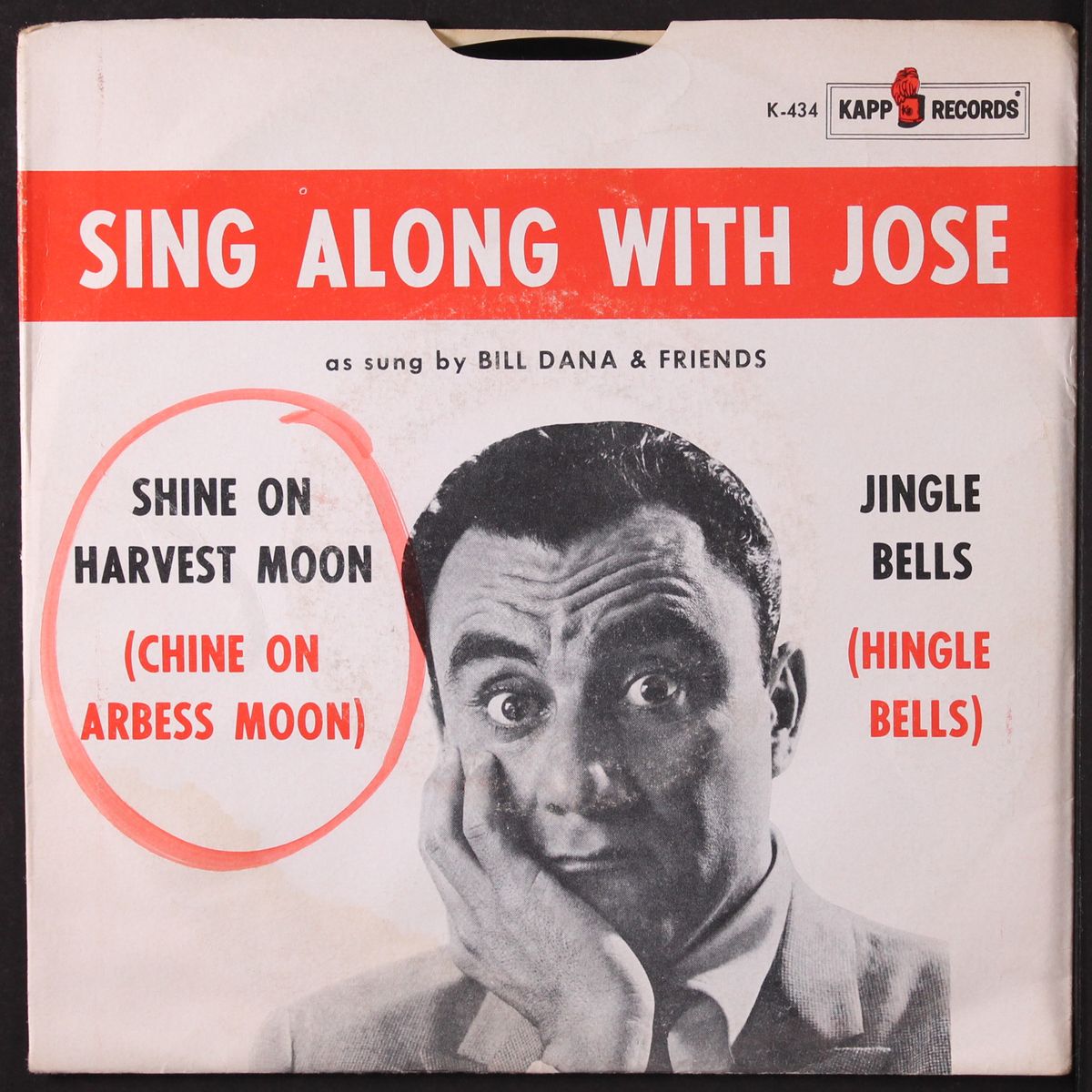 jingle bells / shine on harvest moon by JOSE JIMENEZ (BILL DANA)