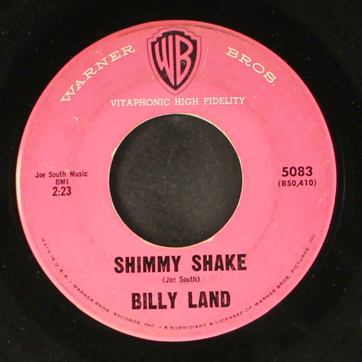 shimmy shake / four wheels by BILLY LAND