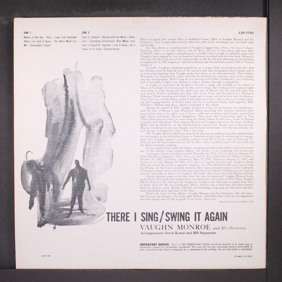 there i sing, swing it again by VAUGHN MONROE
