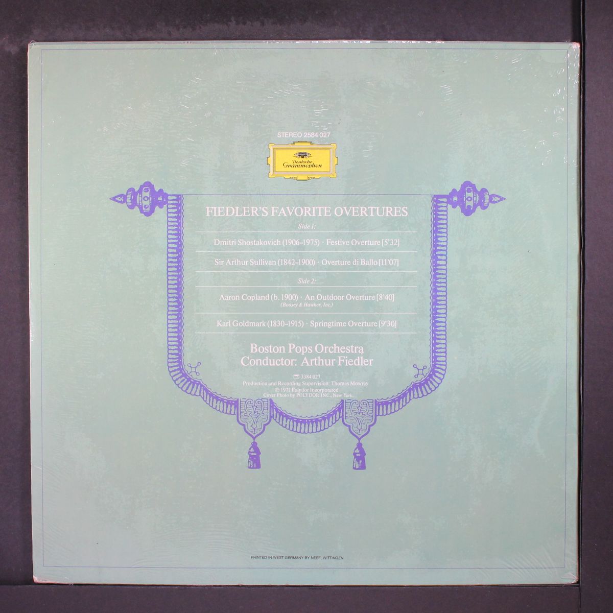 favorite overtures by ARTHUR FIEDLER
