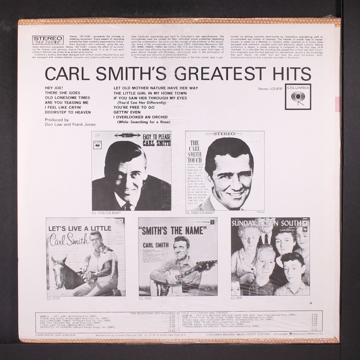 greatest hits by CARL SMITH